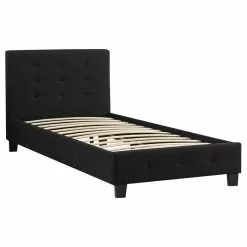 CARO-Möbel Polsterbett OHIO 90 X 200 Cm Inkl. Lattenrost In Schwarz -Sideboards Verkäufe 95268 2