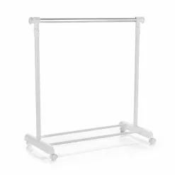 CARO-Möbel Rollgarderobe SALA In Weiß, Verstellbar -Sideboards Verkäufe 95298 2