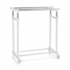 CARO-Möbel Garderobenwagen CASA In Weiß, 2 Kleiderstangen 6 CARO-Möbel Garderobenwagen CASA In Weiß, 2 Kleiderstangen -Sideboards Verkäufe 95300 2