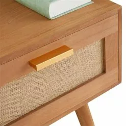 CARO-Möbel Nachttisch KIRAN Mit 1 Schublade, Holz In Braun -Sideboards Verkäufe 95331 5