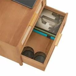 CARO-Möbel Nachttisch WAMAN Mit 2 Schubladen, Braun -Sideboards Verkäufe 95335 4