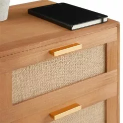 CARO-Möbel Nachttisch WAMAN Mit 2 Schubladen, Braun -Sideboards Verkäufe 95335 5