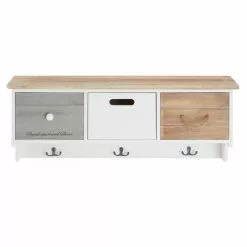 CARO-Möbel Wandgarderobe SALVA Mit Haken Und 3 Schubkästen -Sideboards Verkäufe 95368 1