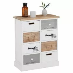 CARO-Möbel Kommode SALVA Mit 8 Schubladen