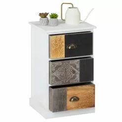 CARO-Möbel Kommode CARA Mit 3 Schubladen In Vintage Optik -Sideboards Verkäufe 95403 2