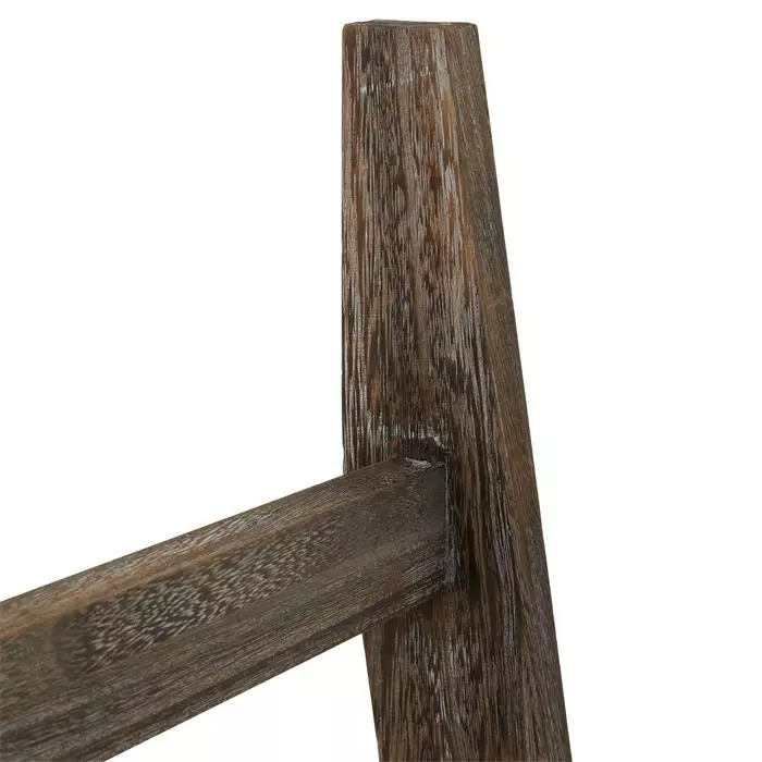 CARO-Möbel Leiterregal ESCALA In Dunkelbraun 5 CARO-Möbel Leiterregal ESCALA In Dunkelbraun – Bild 5