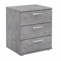 CARO-Möbel Nachttisch MARIELLA Betonoptik Mit 3 Schubladen -Sideboards Verkäufe 95421 2