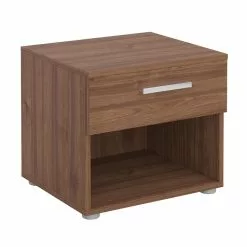 CARO-Möbel Nachttisch MARY In Nussbaum Mit Schublade -Sideboards Verkäufe 95431 2