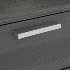 CARO-Möbel Nachttisch MAXIMA In Esche Grau Mit 2 Schubladen -Sideboards Verkäufe 95432 5 N