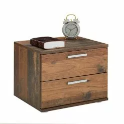 CARO-Möbel Nachttisch MAXIMA In Old Style Mit 2 Schubladen