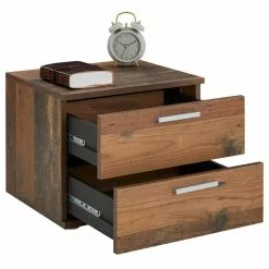CARO-Möbel Nachttisch MAXIMA In Old Style Mit 2 Schubladen 9 CARO-Möbel Nachttisch MAXIMA In Old Style Mit 2 Schubladen -Sideboards Verkäufe 95433 2 N
