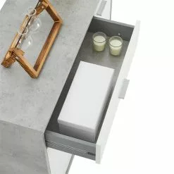 CARO-Möbel Schuhschrank DEUSTO In Betonoptik/weiß -Sideboards Verkäufe 95438 7 N