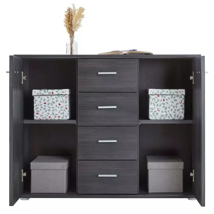 CARO-Möbel Sideboard JAMIE In Esche Grau 5 CARO-Möbel Sideboard JAMIE In Esche Grau – Bild 5