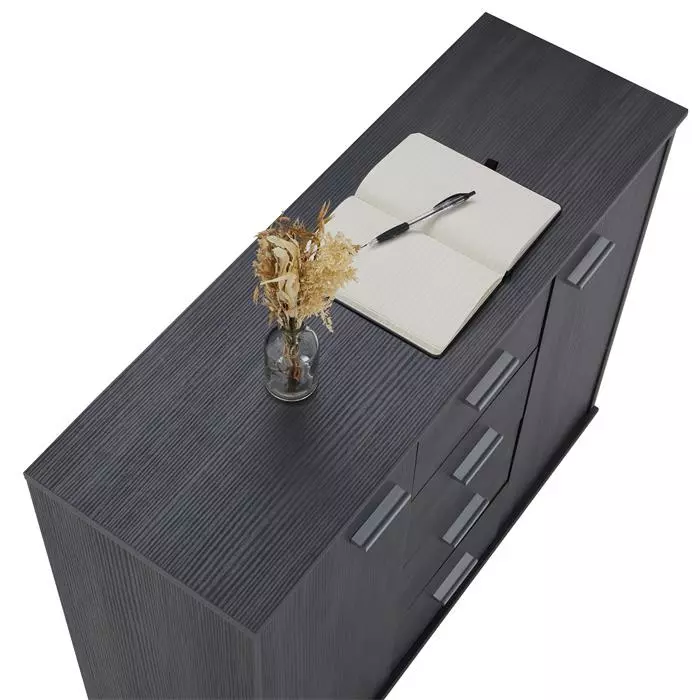 CARO-Möbel Sideboard JAMIE In Esche Grau 6 CARO-Möbel Sideboard JAMIE In Esche Grau – Bild 6