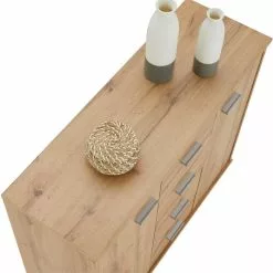 CARO-Möbel Sideboard JAMIE InWotan Eiche -Sideboards Verkäufe 95446 4