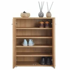 CARO-Möbel Schuhschrank LENNIS 2 Türen In Wotan Eiche -Sideboards Verkäufe 95452 3