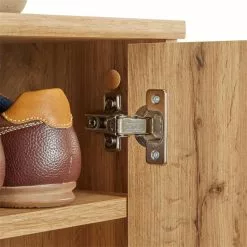CARO-Möbel Schuhschrank LENNIS 2 Türen In Wotan Eiche -Sideboards Verkäufe 95452 6