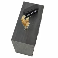 CARO-Möbel Kommode LOCARNO 2 Türen, 2 Schubladen In Esche Grau 11 CARO-Möbel Kommode LOCARNO 2 Türen, 2 Schubladen In Esche Grau -Sideboards Verkäufe 95455 4 N