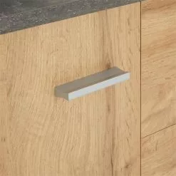 CARO-Möbel Kommode LOCARNO 2 Türen, 2 Schubladen In Beton Dunkel/Wotan Eiche -Sideboards Verkäufe 95457 5 N1