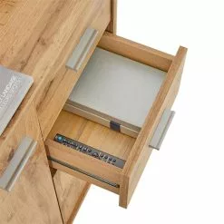 CARO-Möbel Kommode LOCARNO 2 Türen, 2 Schubladen In Wotan Eiche 11 CARO-Möbel Kommode LOCARNO 2 Türen, 2 Schubladen In Wotan Eiche -Sideboards Verkäufe 95458 5 N