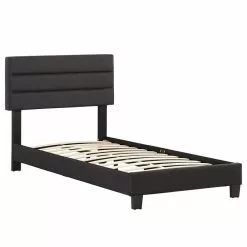 CARO-Möbel Polsterbett TUCSON 90x200 Cm, Stoff Schwarz 8 CARO-Möbel Polsterbett TUCSON 90x200 Cm, Stoff Schwarz -Sideboards Verkäufe 95542 2