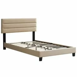 CARO-Möbel Polsterbett WASHINGTON 120x200 Cm, Stoff Beige 8 CARO-Möbel Polsterbett WASHINGTON 120x200 Cm, Stoff Beige -Sideboards Verkäufe 95550 2