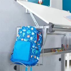 CARO-Möbel Kinderschreibtisch SARI, Neigbar Und Höhenverstellbar In Weiß/alu -Sideboards Verkäufe 95561 AC6