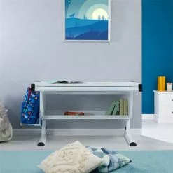 CARO-Möbel Kinderschreibtisch SARI, Neigbar Und Höhenverstellbar In Weiß/weiß -Sideboards Verkäufe 95562 AC1