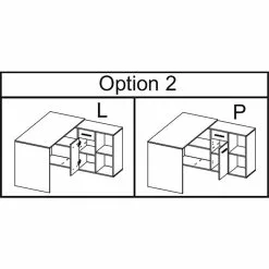 CARO-Möbel Eckschreibtisch DIEGO Mit Regal In Sonoma Eiche -Sideboards Verkäufe eckschreibtisch sonoma eiche 93538 41 2